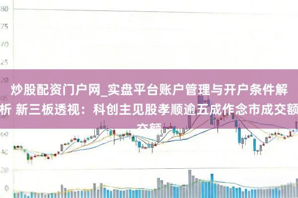 炒股配资门户网_实盘平台账户管理与开户条件解析 新三板透视：科创主见股孝顺逾五成作念市成交额